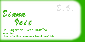 diana veit business card